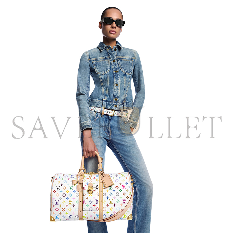 LOUIS VUITTON MURAKAMI LV X TM KEEPALL BANDOULIÈRE 45 M13742 (45*27*20cm)